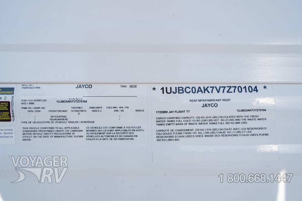 2027 Jayco Jay Flight SLX 172DBW SPORT