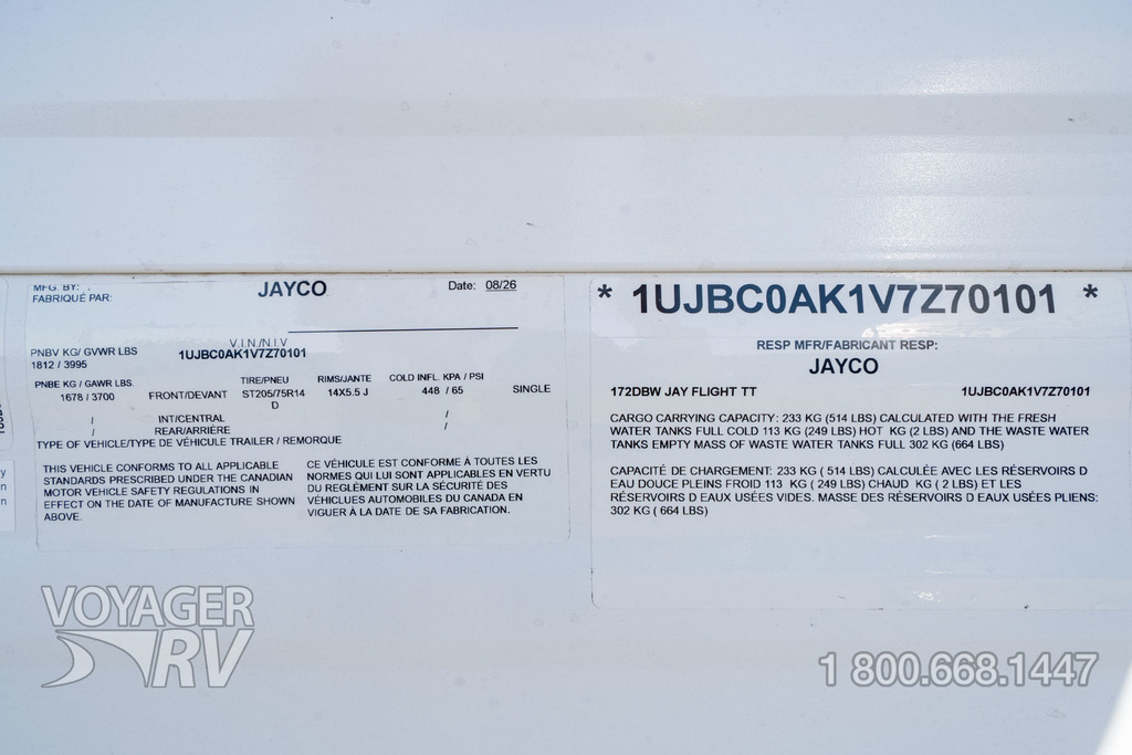 2027 Jayco Jay Flight SLX 172DBW SPORT