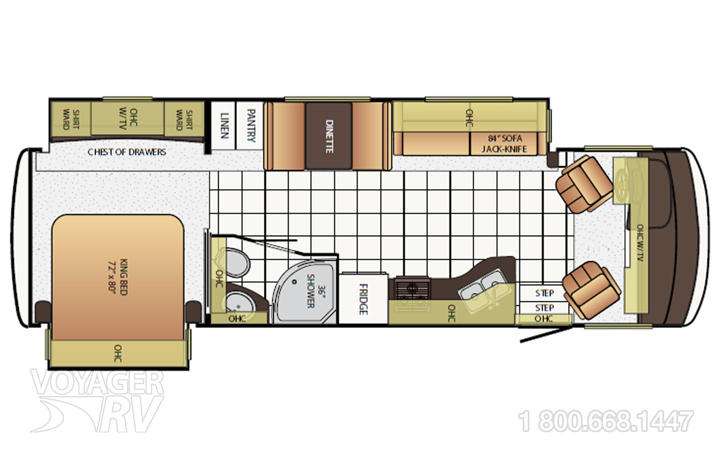 2015 Newmar Baystar 3124 Floorplan