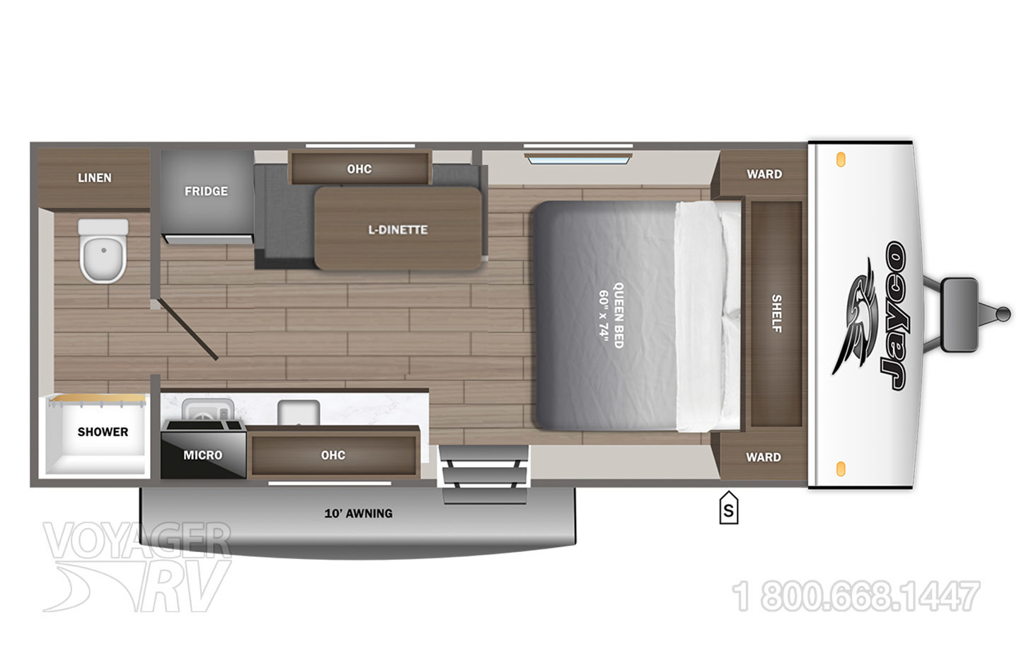 2027 Jayco Jay Feather Air SL 17RBSL Floorplan
