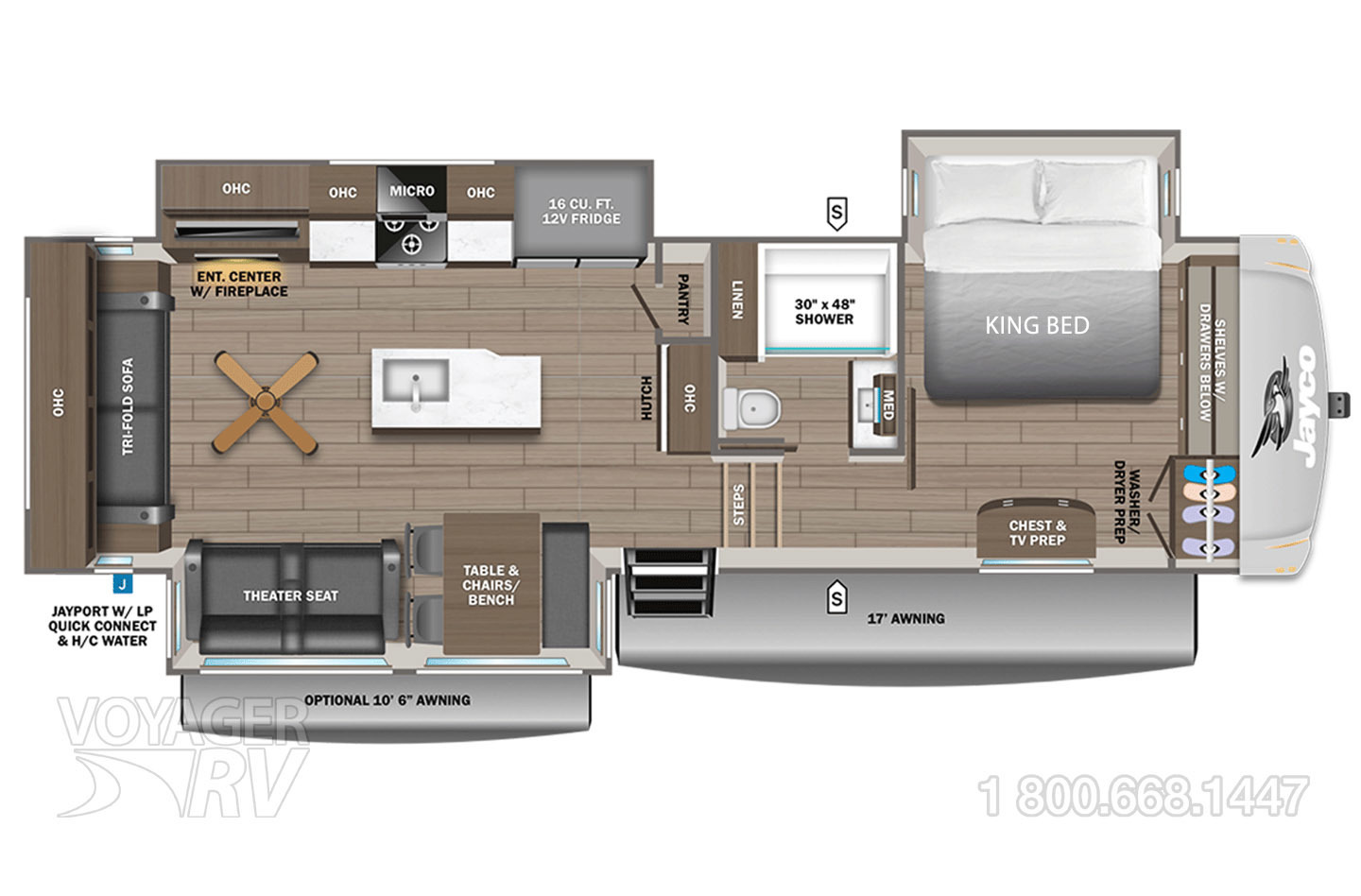 2027 Jayco Eagle 321RSTS Floorplan