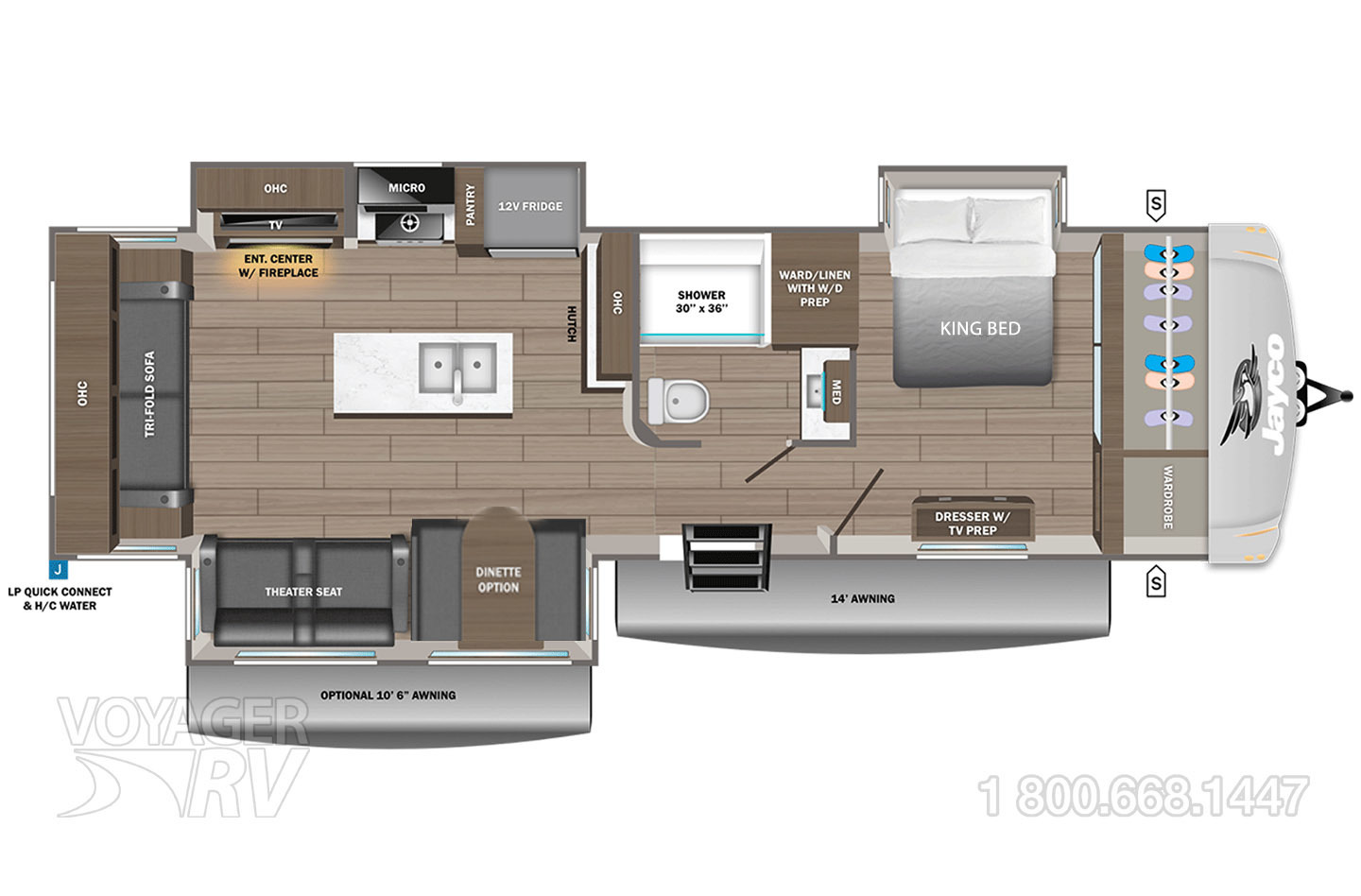 2027 Jayco Eagle 294CKBS Floorplan