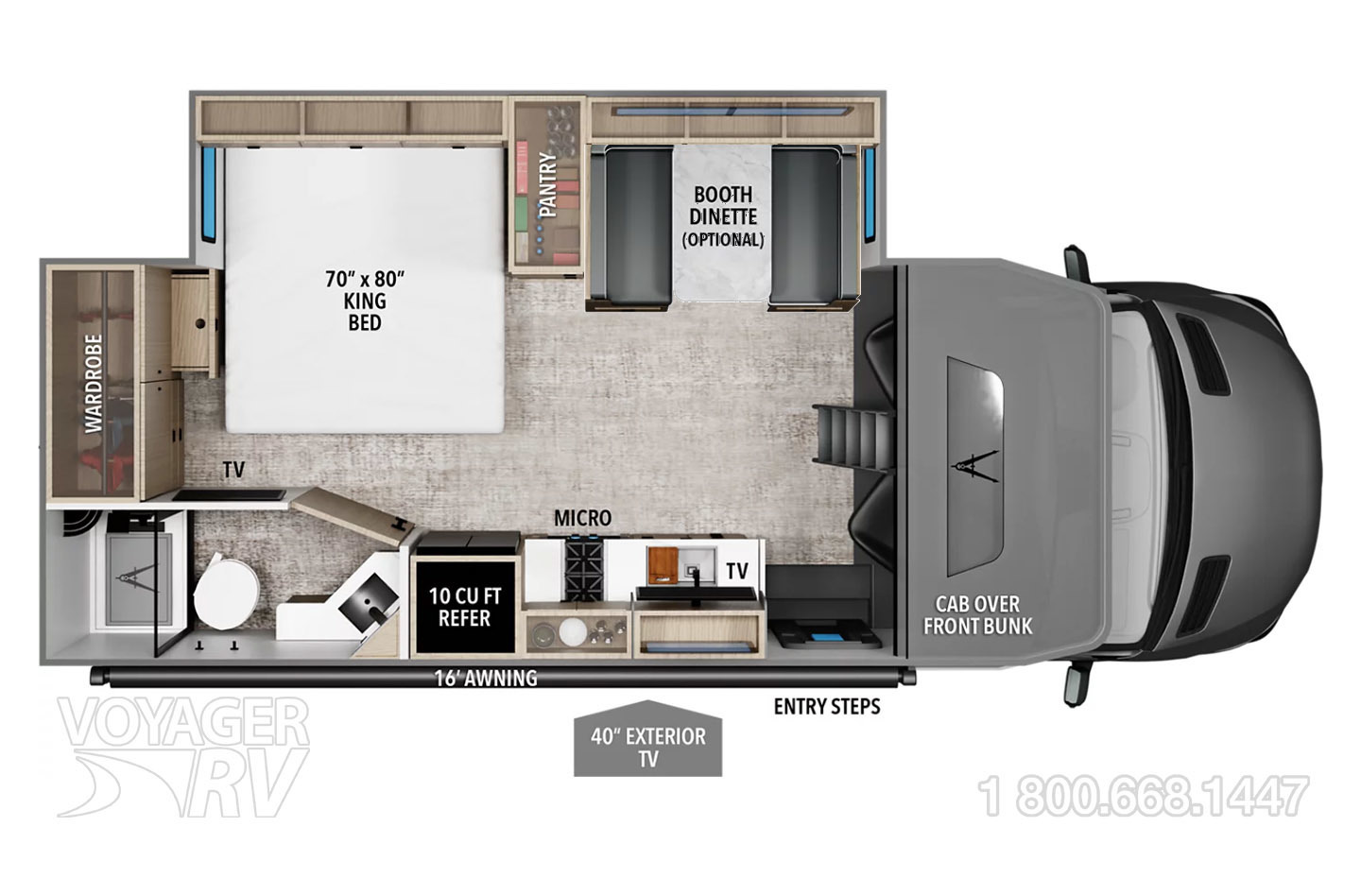 2027 Grand Design Lineage Series M 25FW Floorplan