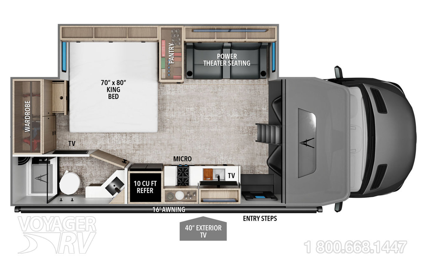 2027 Grand Design Lineage Series M 25FW Floorplan