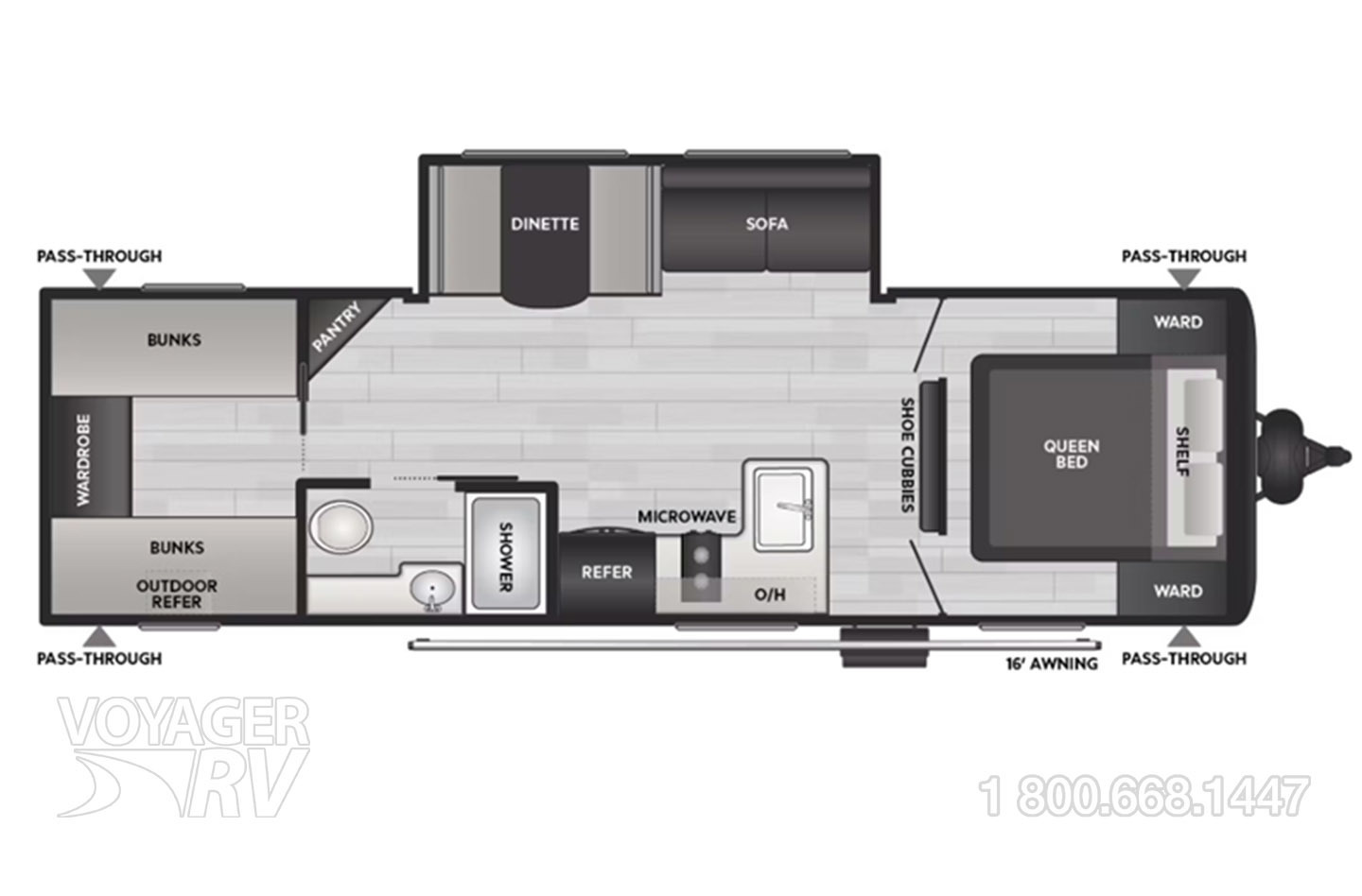 2025 Keystone Coleman 27B Floorplan
