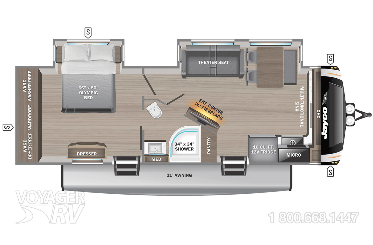 2025 Jayco Eagle HT 274FKDS Floorplan
