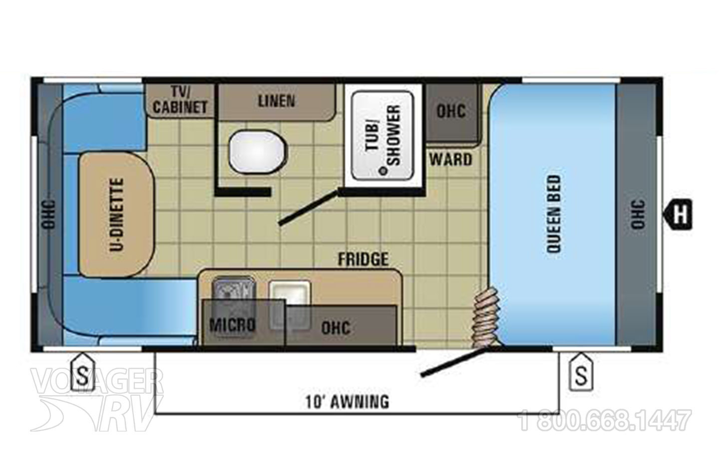 2019 Jayco Jay Flight SLX 175RD Floorplan
