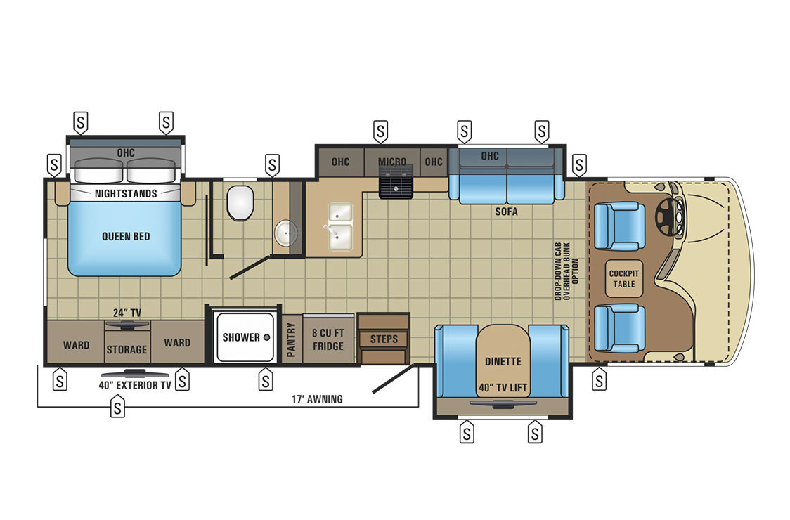 2017 Jayco Alante 31P Floorplan