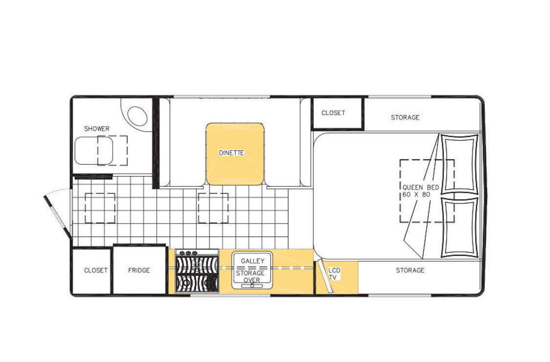 2018 Northern Lite Queen Classic 9.6 Special Edition Floorplan