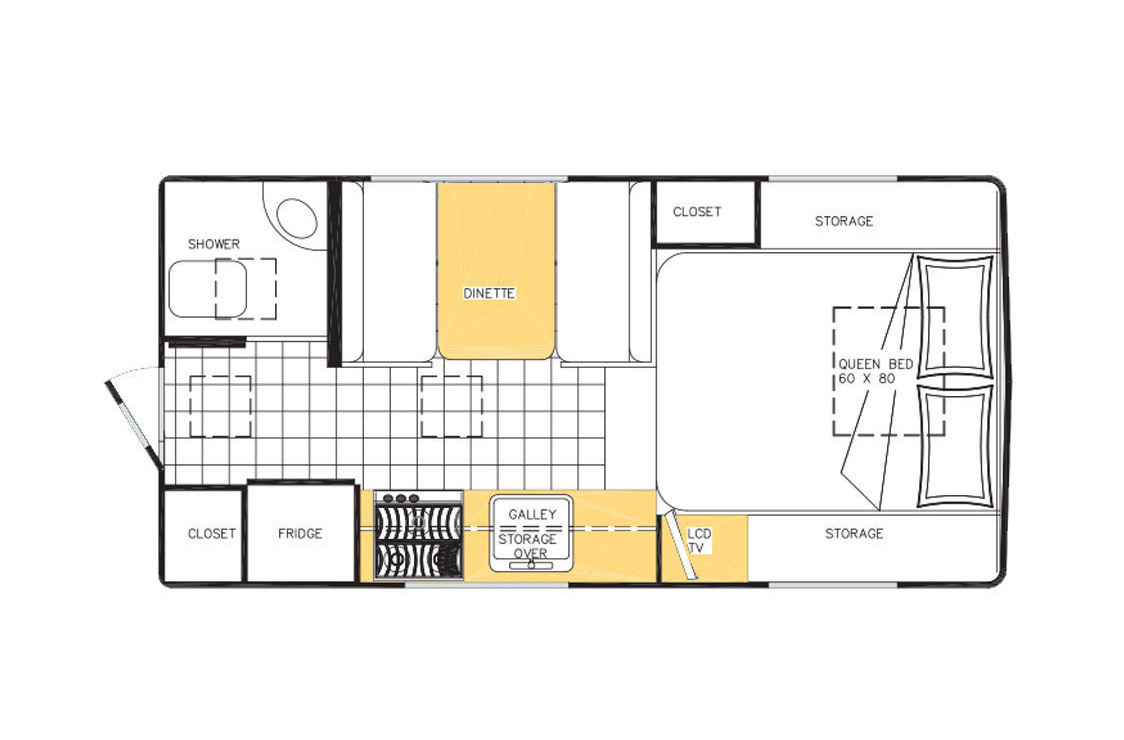 2018 Northern Lite Queen Classic 9.6 Special Edition Floorplan
