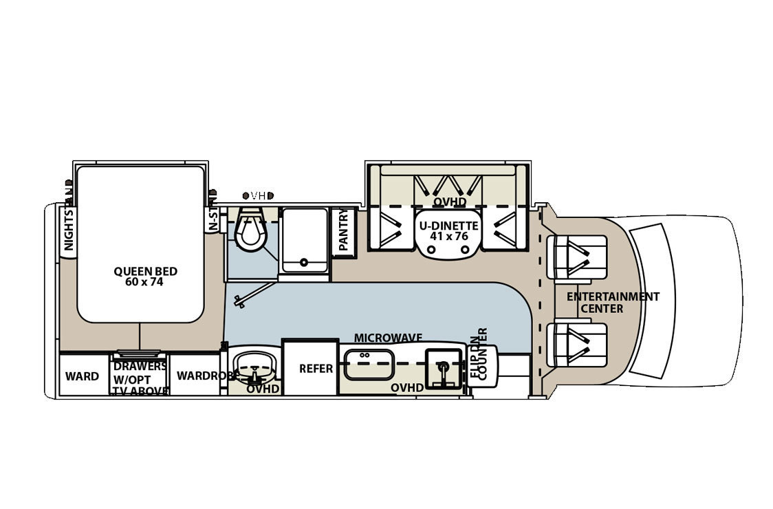 2011 Forest River Lexington 265DS Floorplan