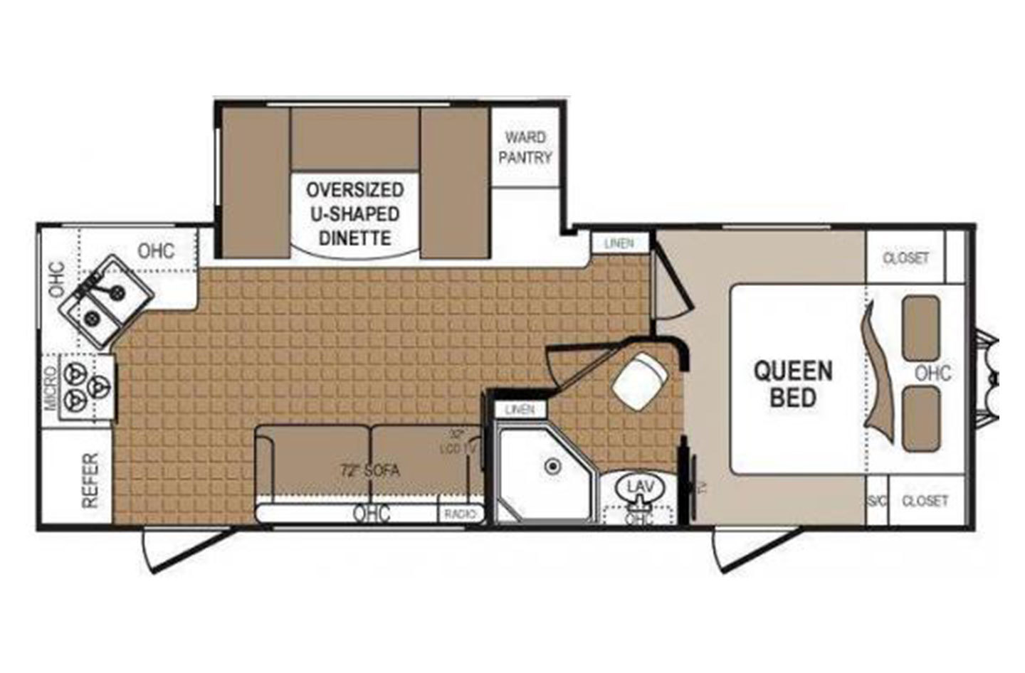 2013 Thor Denali 246RK Floorplan