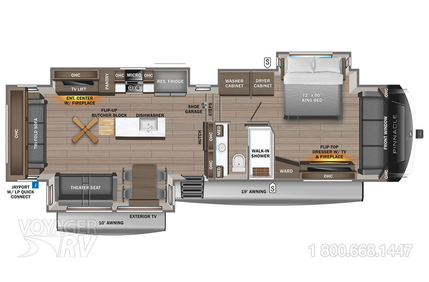 2024 Jayco North Point 382FLRB Floorplan