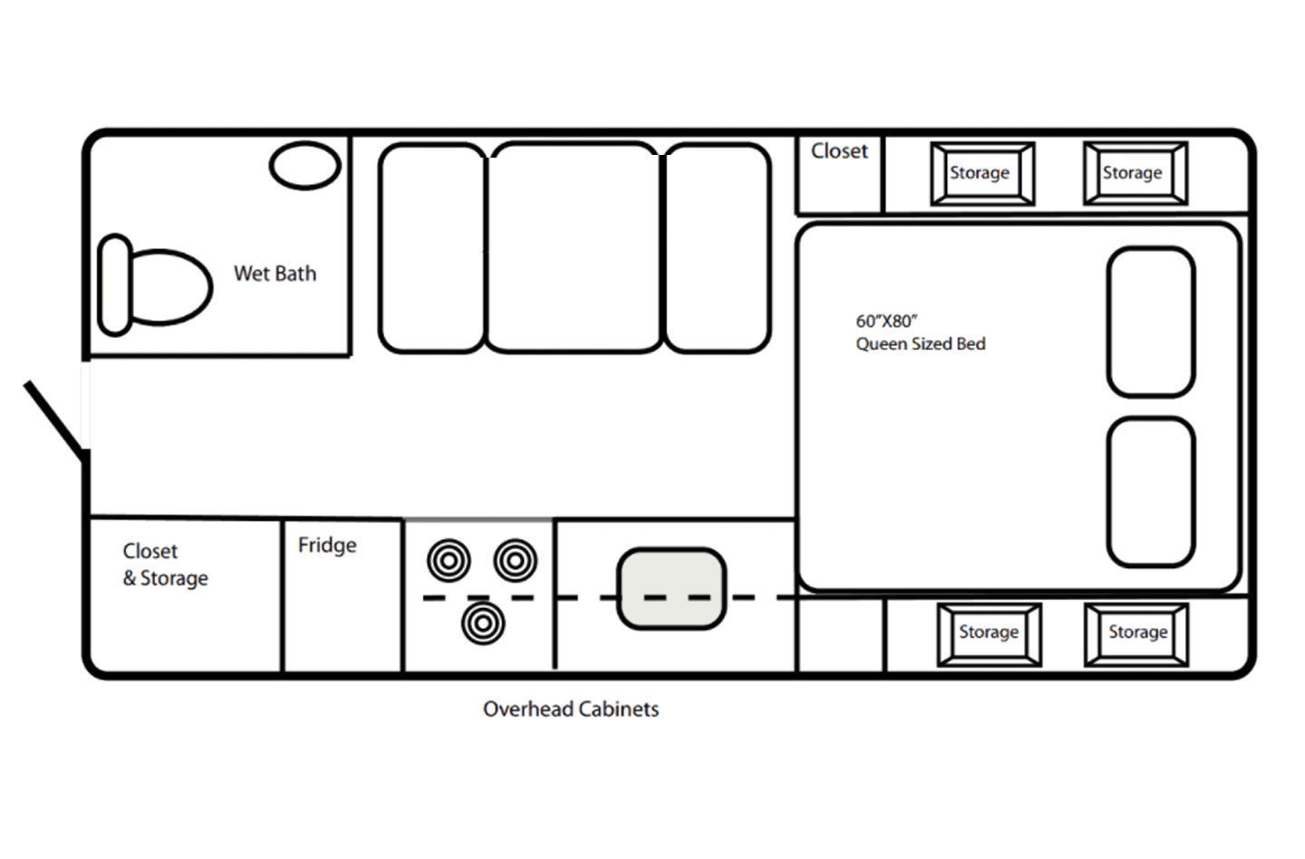 2021 Northern Lite 8.11 EX Wet Bath Limited Edition Floorplan
