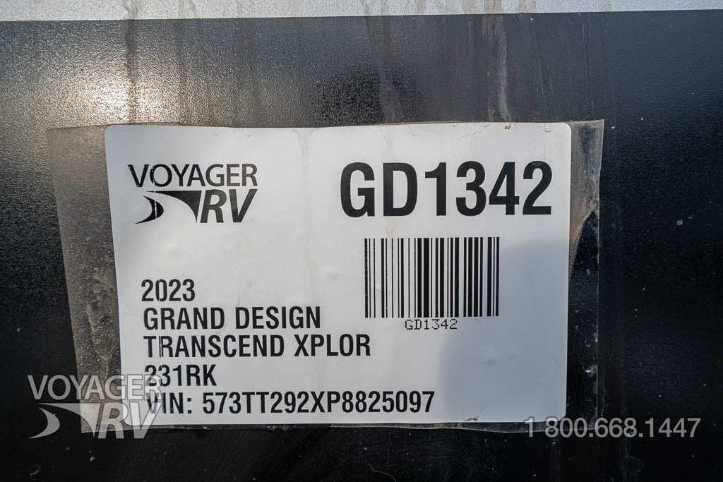 2023 Grand Design Transcend Xplor 231RK