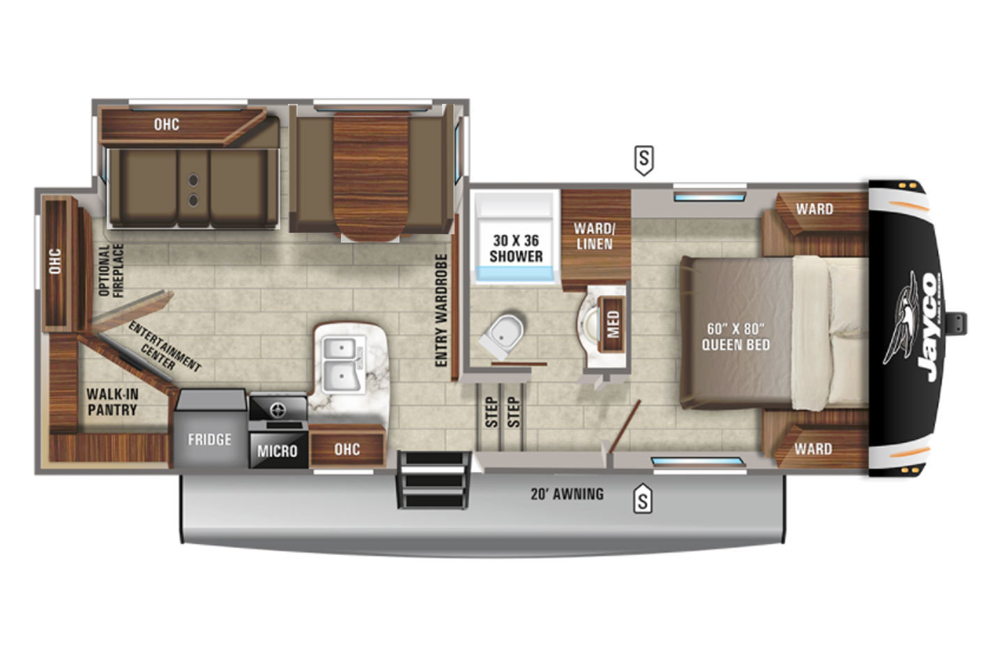 2023 Grand Design Solitude S-Class 2930RL Floorplan