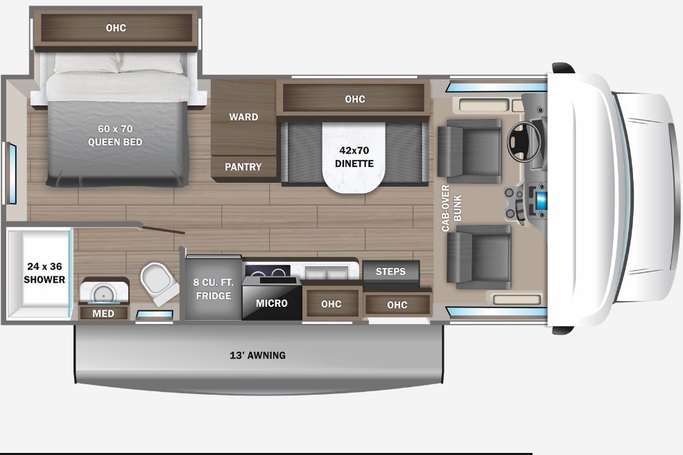 2023 Jayco Redhawk SE 22CF Floorplan