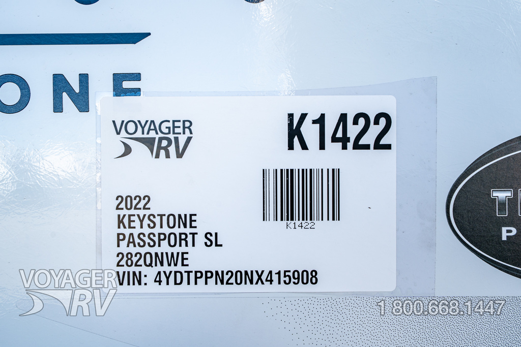 2022 Keystone Passport SL 282QB