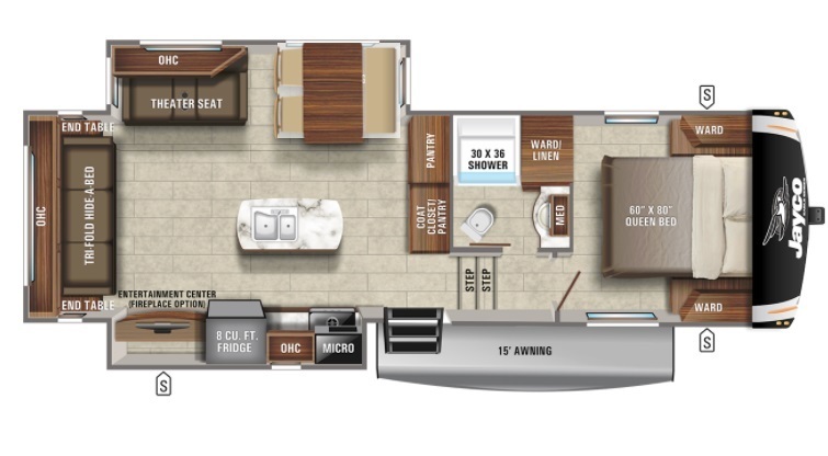 2023 Jayco Eagle HT 27RS Floorplan