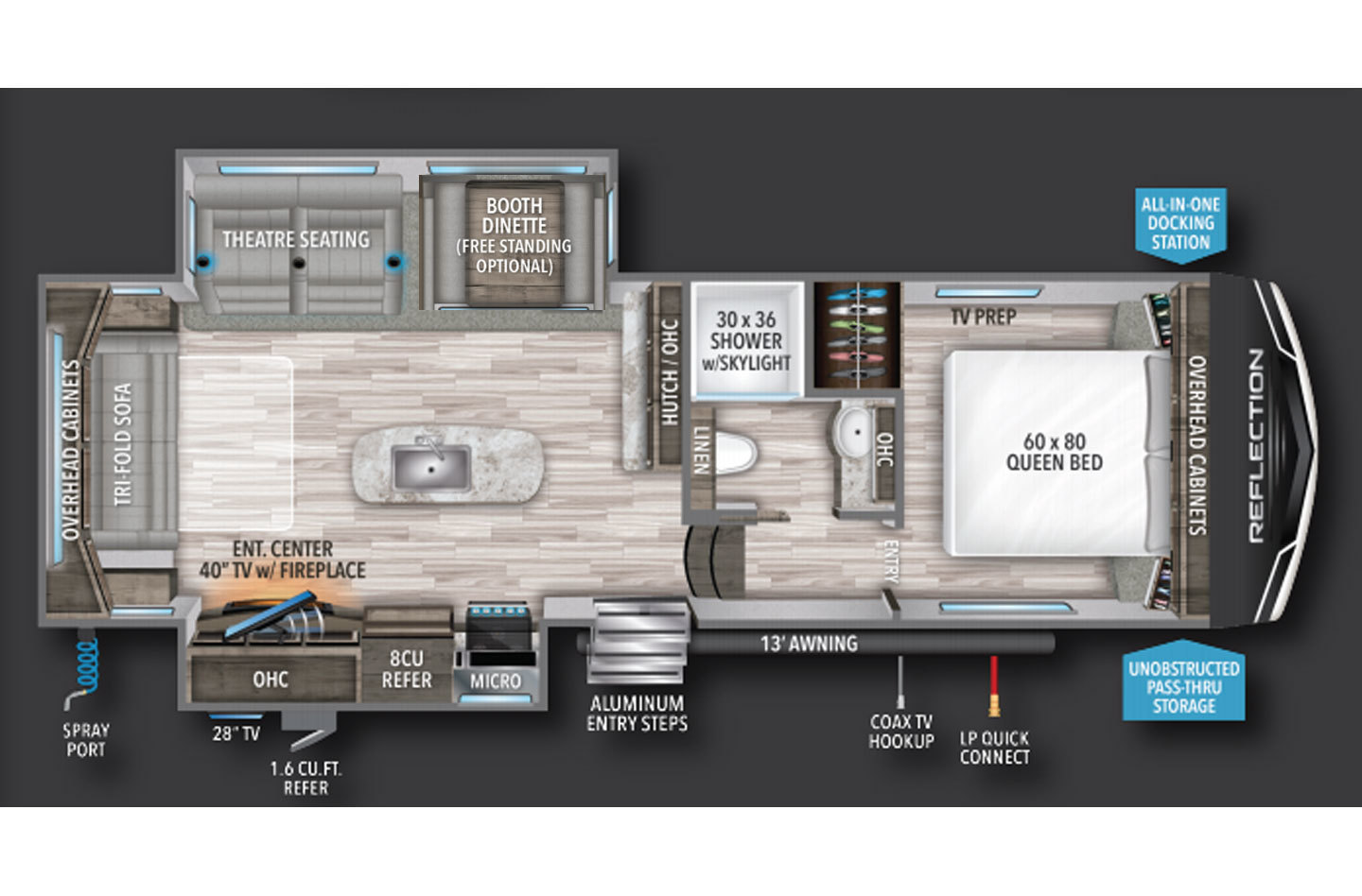 2022 Keystone Avalanche 295RK Floorplan