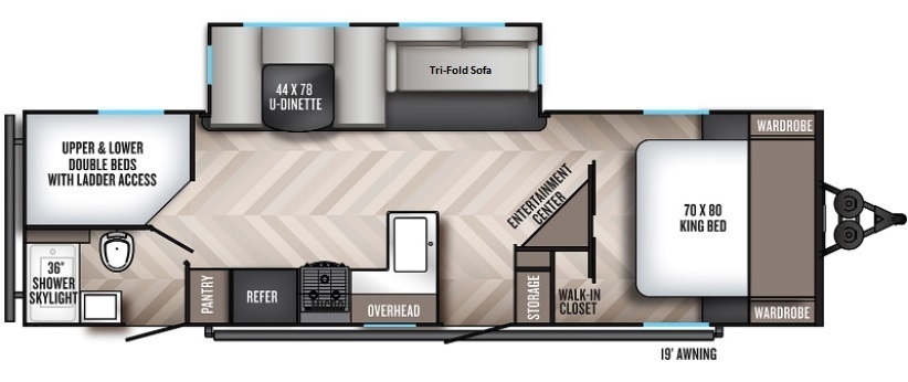 2023 Palomino Solaire GT3 Edition 294DBHS Floorplan