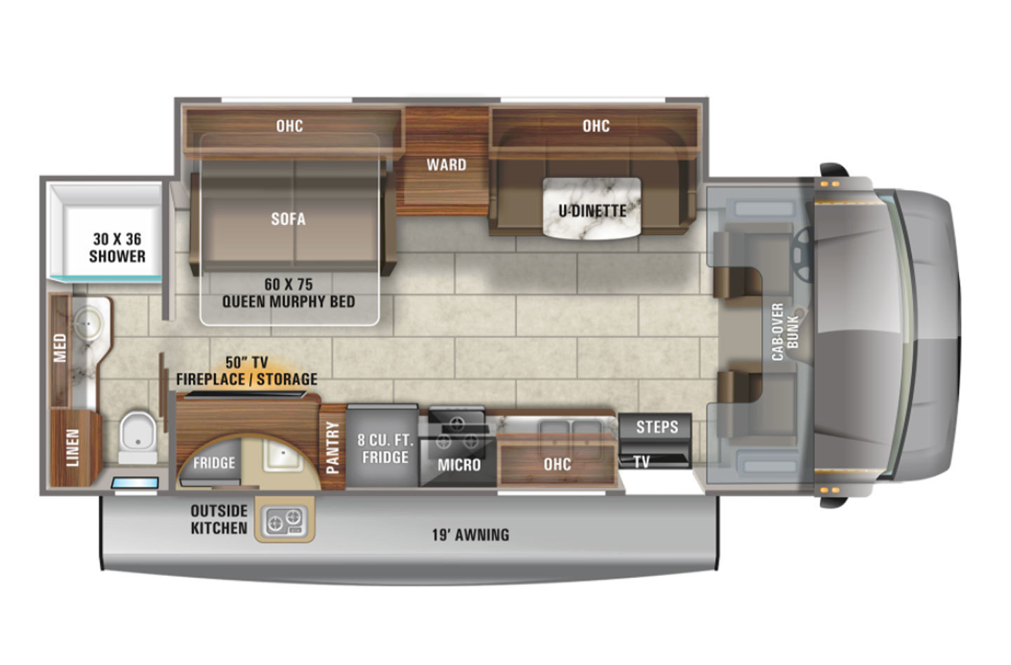 2023 Jayco Redhawk 26M Floorplan