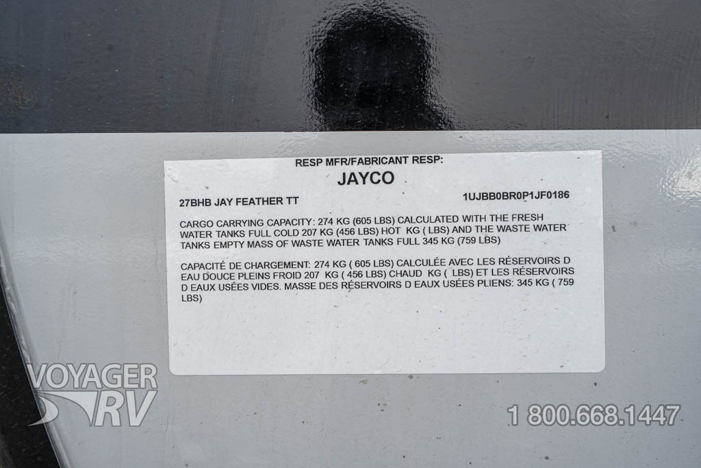 2023 Jayco Jay Feather 27BHB