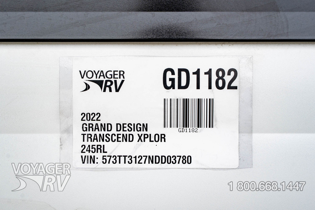 2022 Grand Design Transcend Xplor 245RL