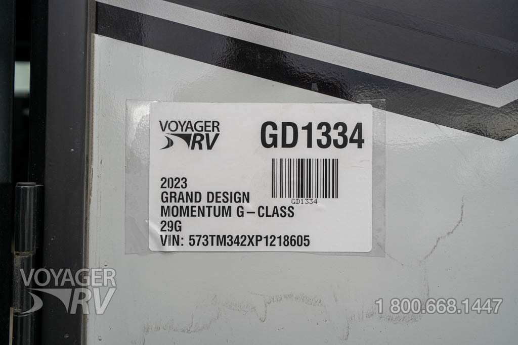 2023 Grand Design Momentum G-Class 29G