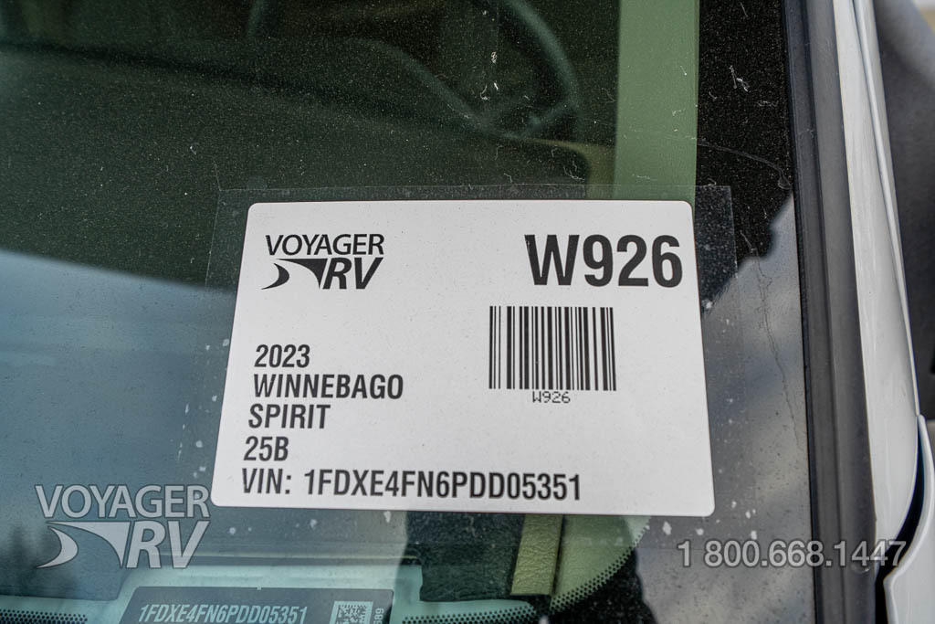 2023 Winnebago Spirit 25B