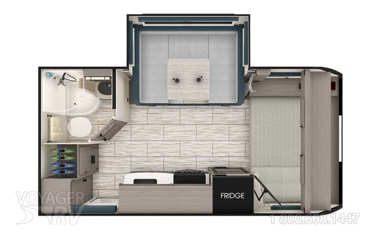 2023 Lance 1685 Floorplan
