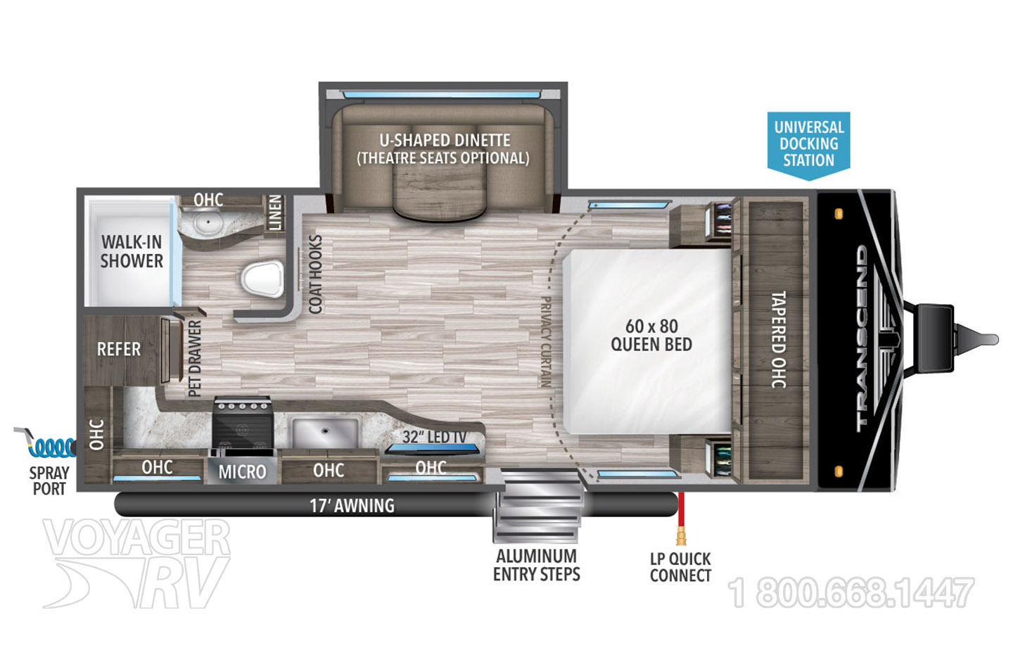 2023 Grand Design Transcend Xplor 200MK Floorplan