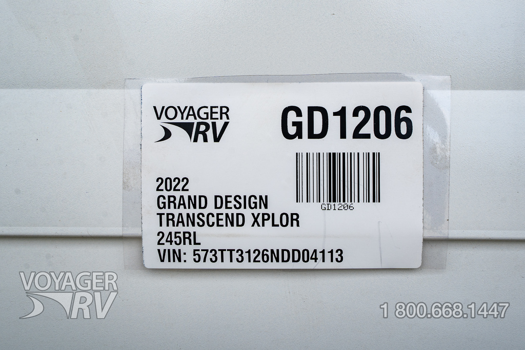2022 Grand Design Transcend Xplor 245RL