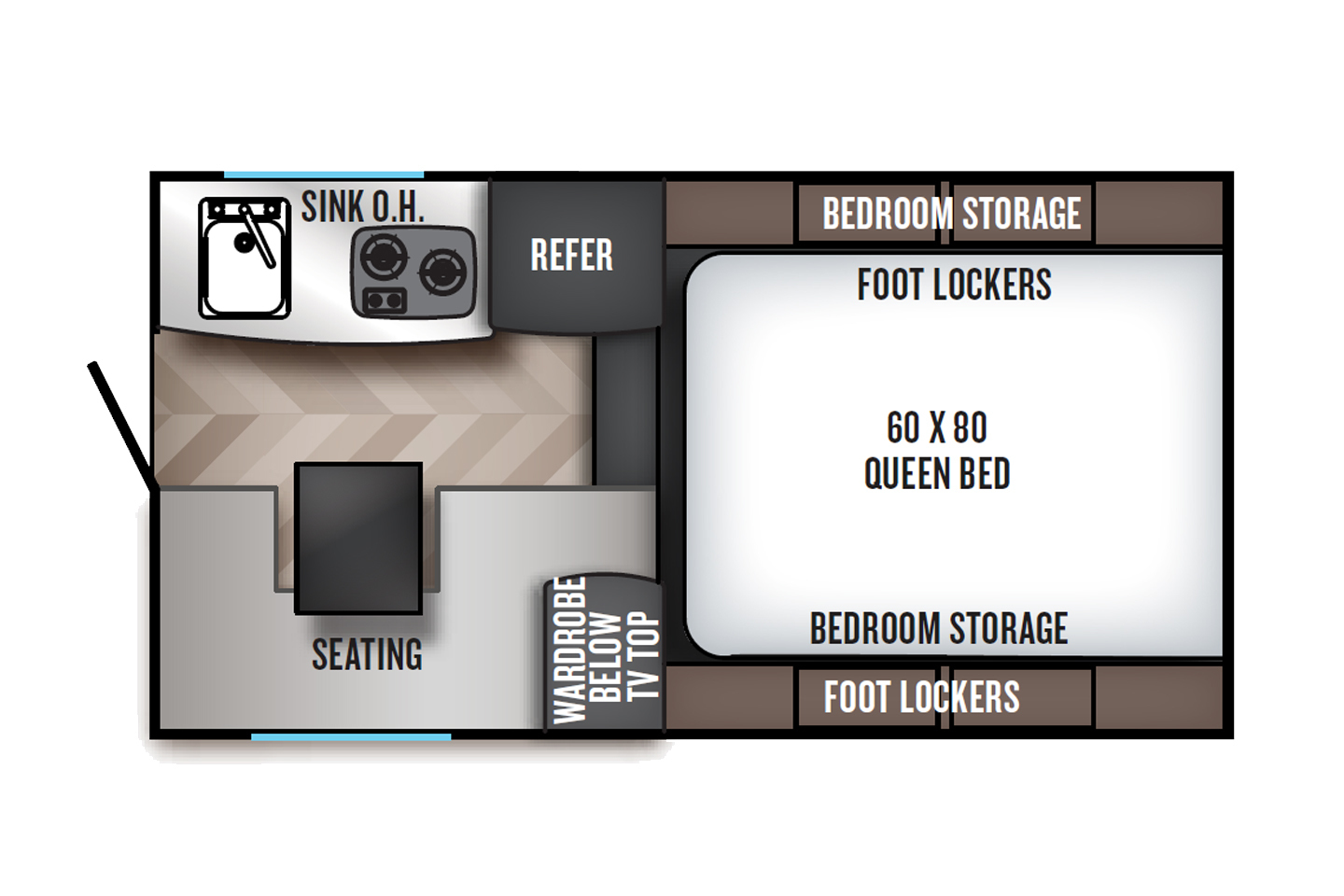 2021 Palomino Backpack SS-550 Floorplan