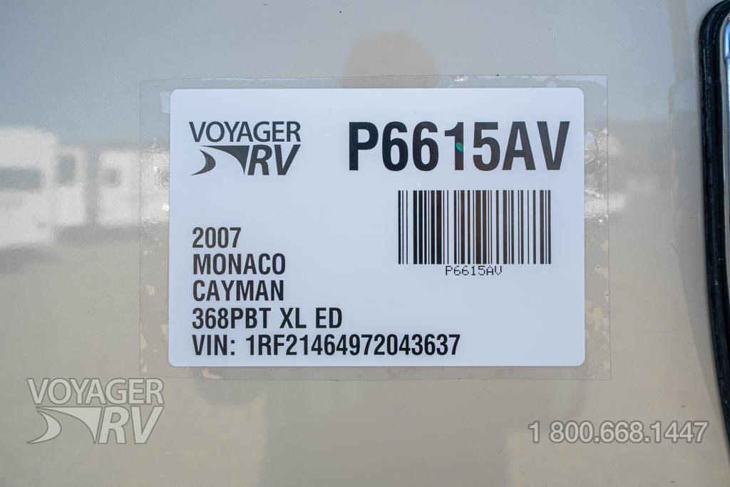 2007 Monaco Cayman 38PBT XL ED