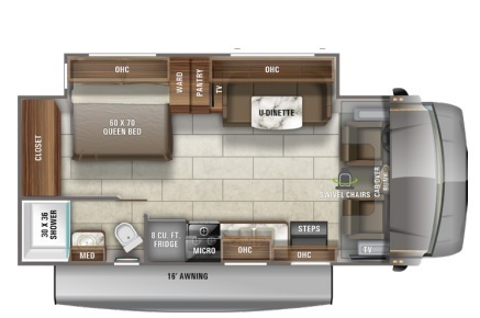 2021 Jayco Redhawk 24B Floorplan
