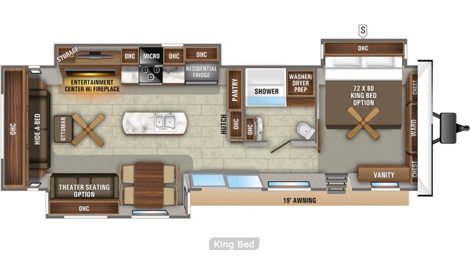 2023 Jayco Jay Flight 40RLTS Bungalow Floorplan