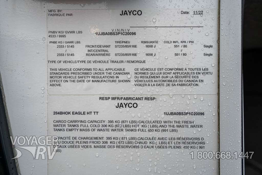 2023 Jayco Eagle HT 284BHOK