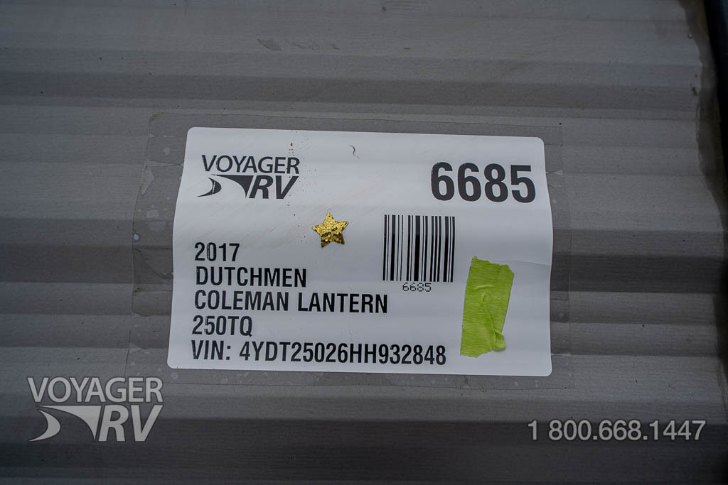 2017 Dutchmen Coleman Lantern 250TQ