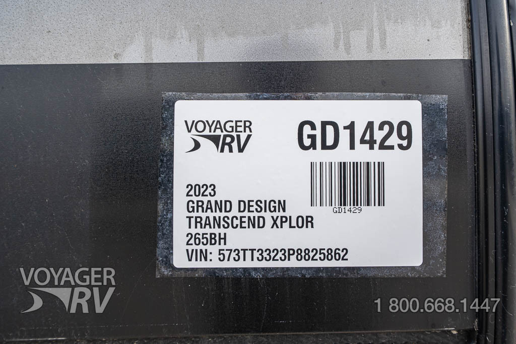 2023 Grand Design Transcend Xplor 265BH