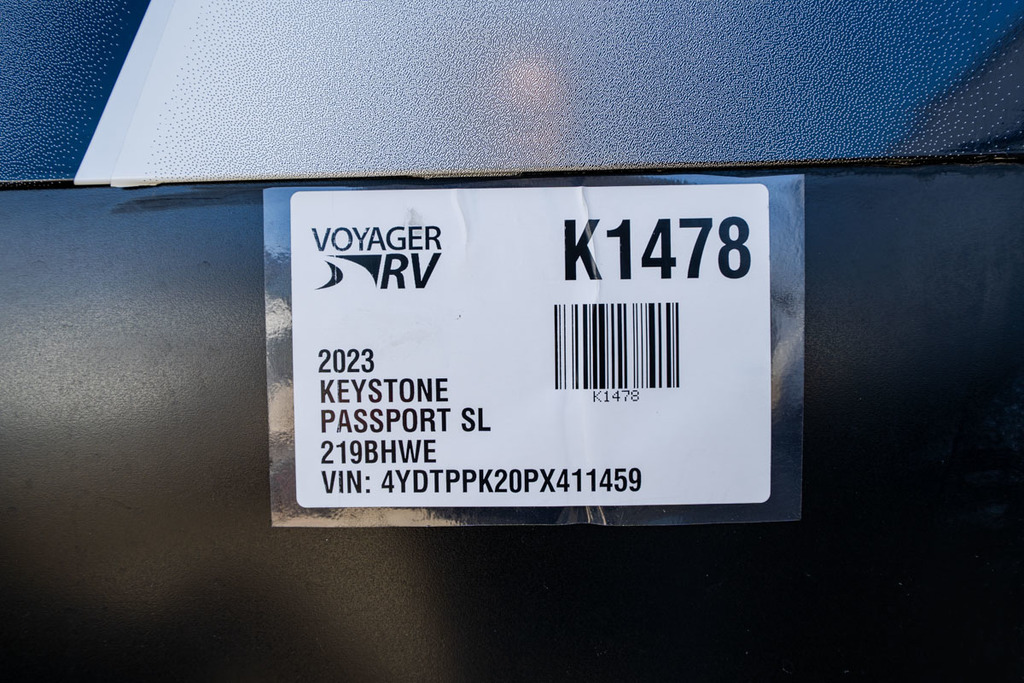 2023 Keystone Passport SL 219BHWE