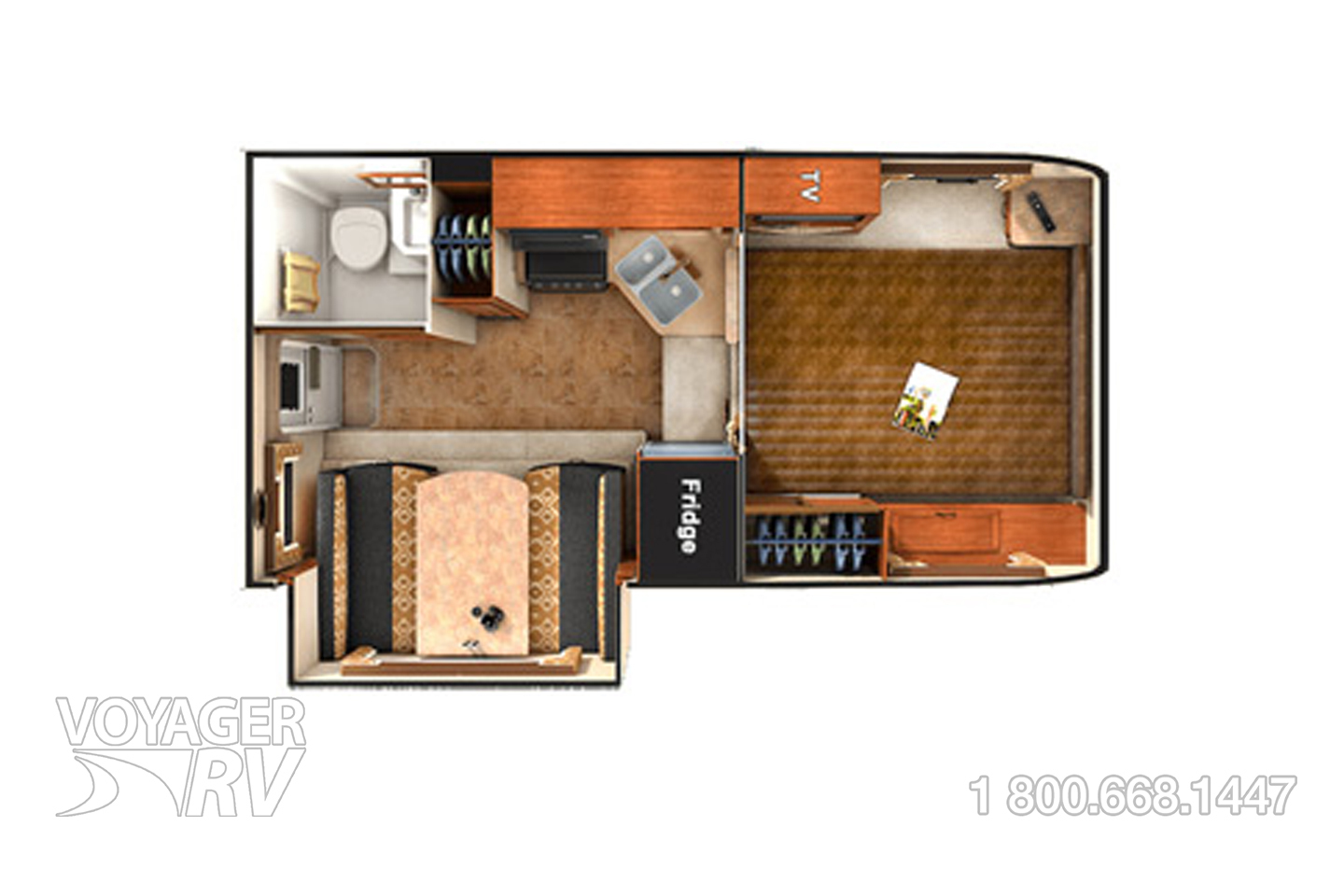 2018 Lance 855S Floorplan