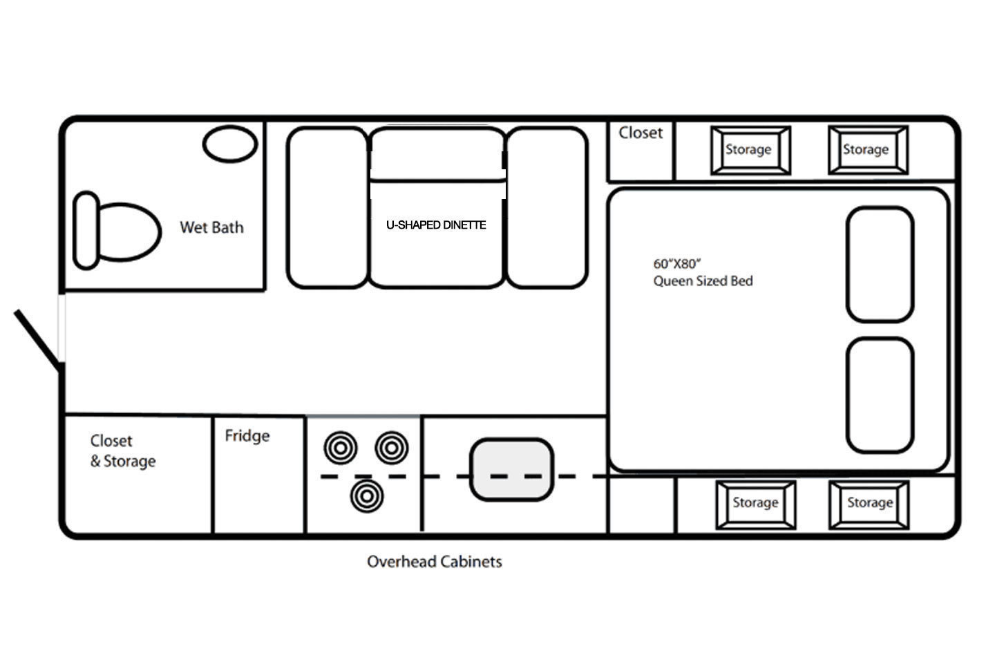 2023 Northern Lite 9.6 Wet Bath Limited Edition Floorplan