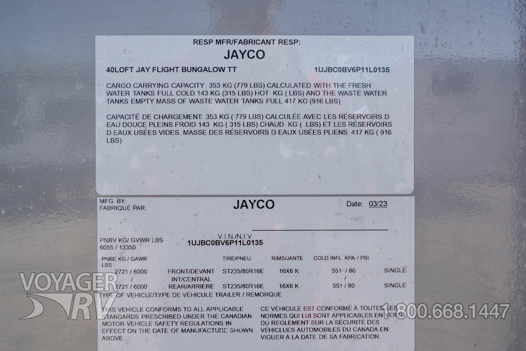 2023 Jayco Jay Flight 40LOFT Bungalow