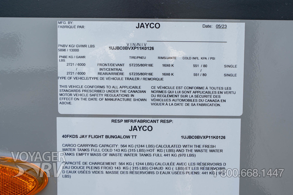 2023 Jayco Jay Flight 40FKDS Bungalow