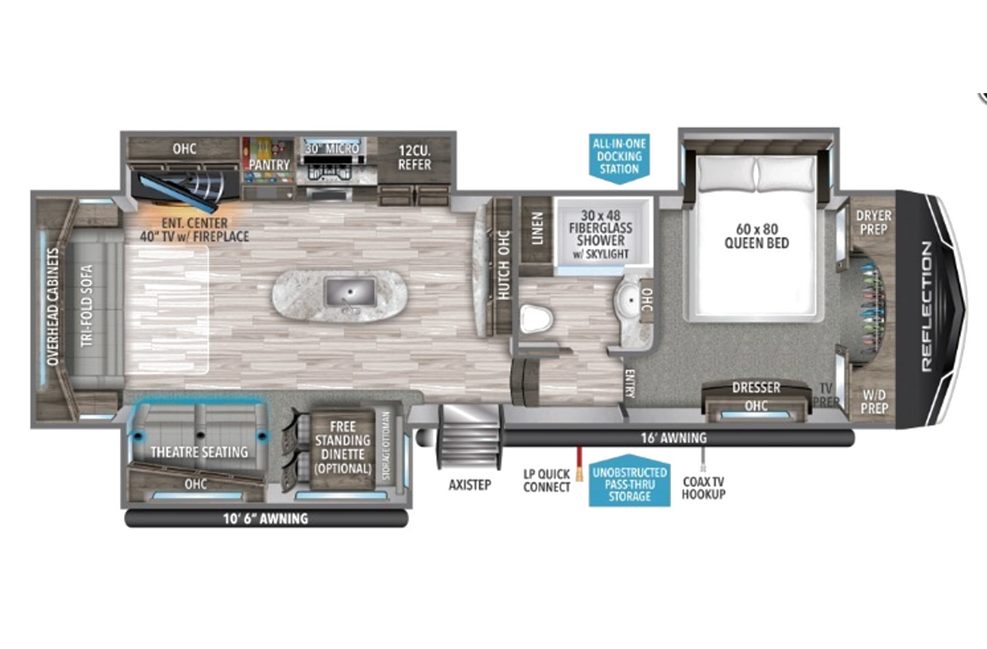 2023 Keystone Avalanche 295RK Floorplan