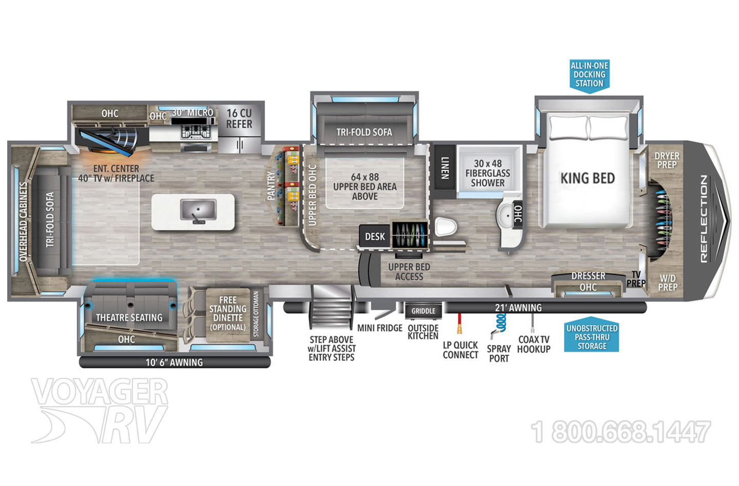 2024 Grand Design Solitude 390RK Floorplan