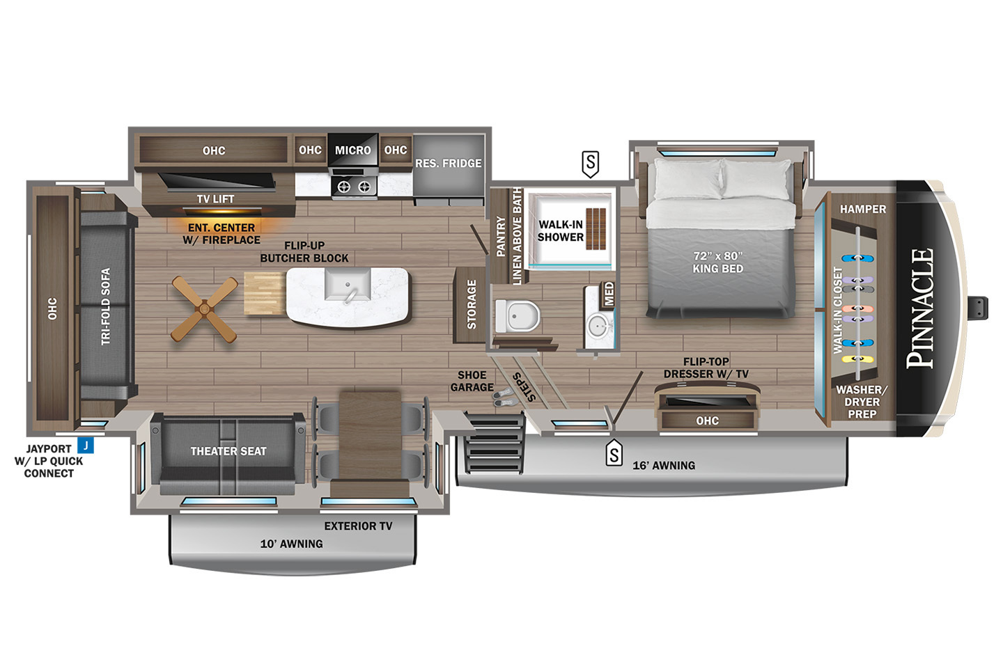 For Sale New 2024 Grand Design Solitude 380FL 5th Wheels Voyager RV