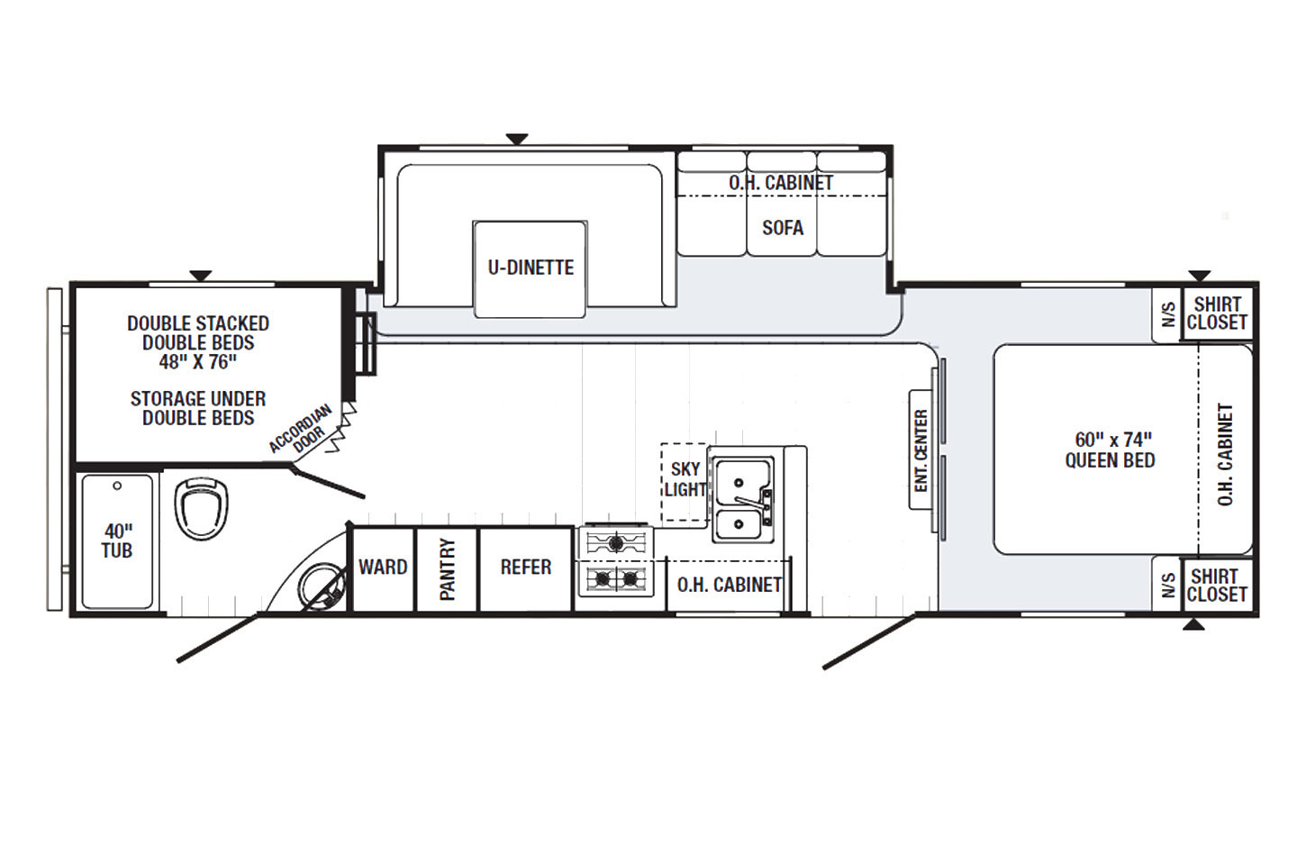 2015 Palomino Puma 28DSBS Floorplan