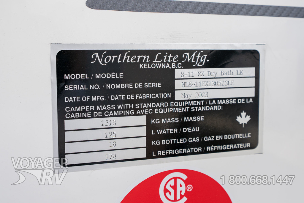 2023 Northern Lite 8.11 EX Dry Bath Limited Edition